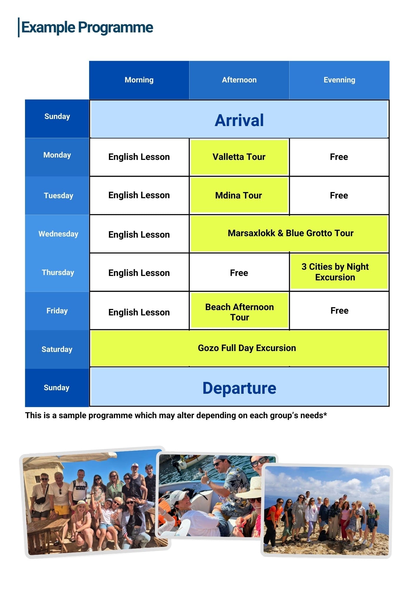 Study English Malta